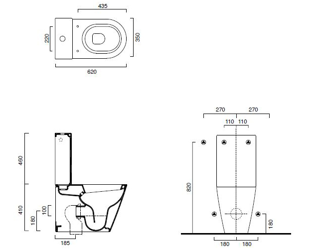 схема подключения унитаза catalano_zero_62wc_monoblocco_1MPZN00